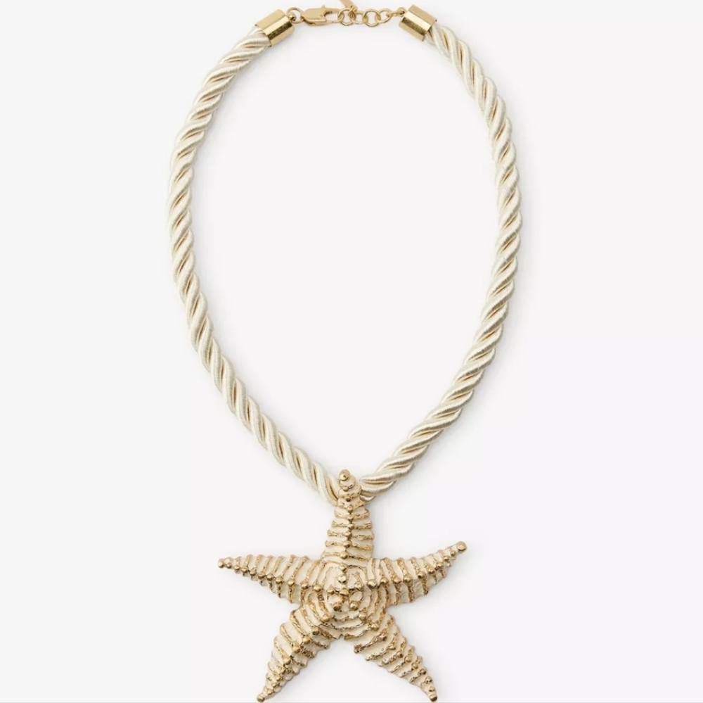 ZARA Starfish Cord Necklace
